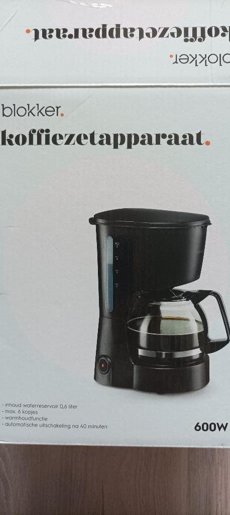 Koffiezetapparaat blokker, Ophalen, Gebruikt, Koffiemachine, Gemalen koffie