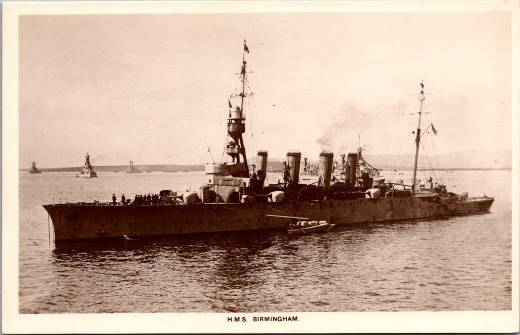 HMS Birmingham | Postcard Royal Navy England, Verzenden, Voor 1920, Ongelopen, Engeland