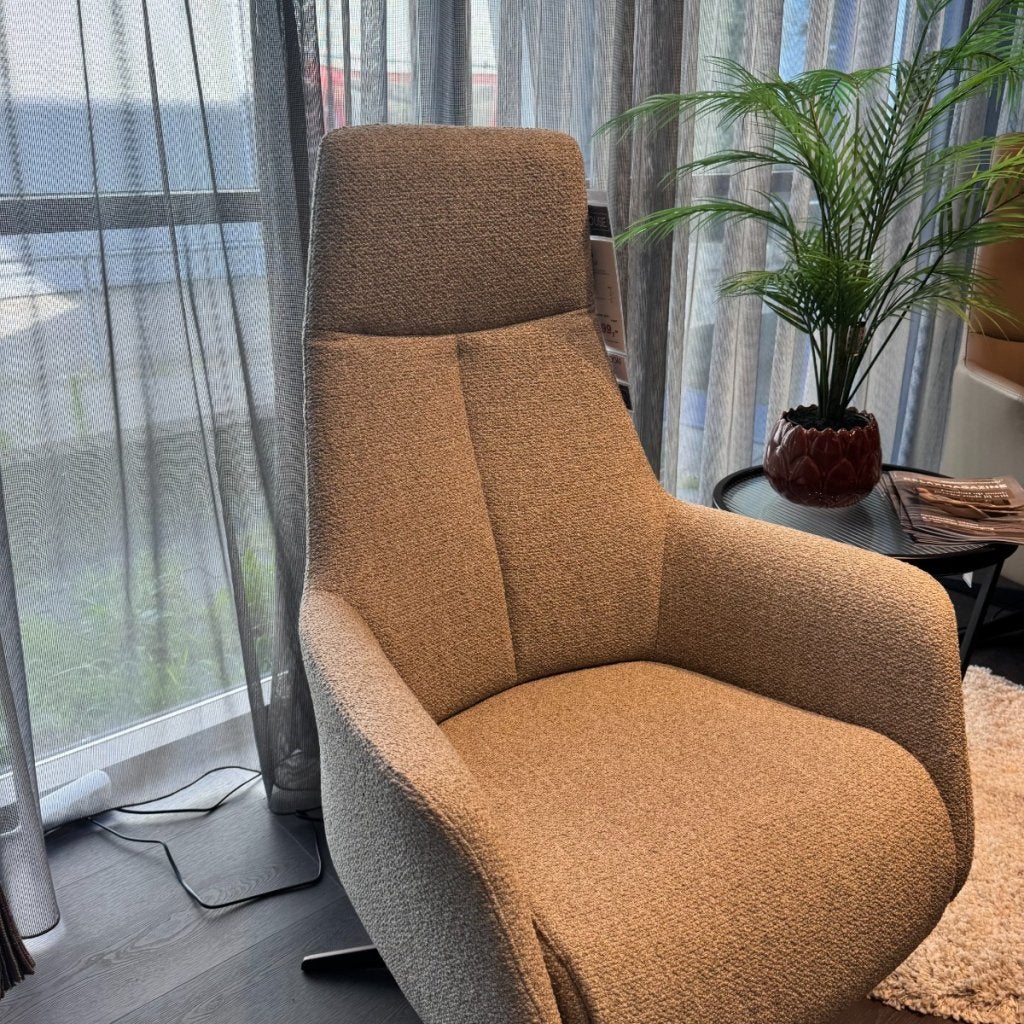 Relaxfauteuil Blomira - Stof Naturel - Medium - IN.HOUSE, Niet ingevuld, Niet ingevuld, Niet ingevuld