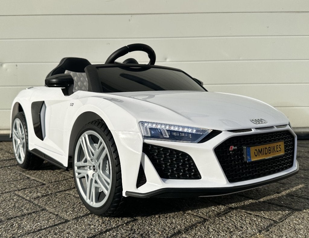 Audi R8 12v wit Afstands. / Bleutooht / Leder en Rubberband, Ophalen of Verzenden, Nieuw, Overige typen