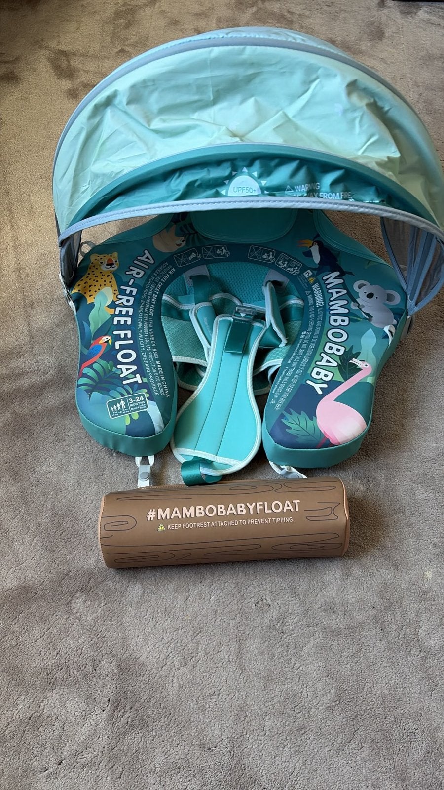 Mambobaby Baby Float met zonnescherm, Ophalen, Zo goed als nieuw, Overige typen
