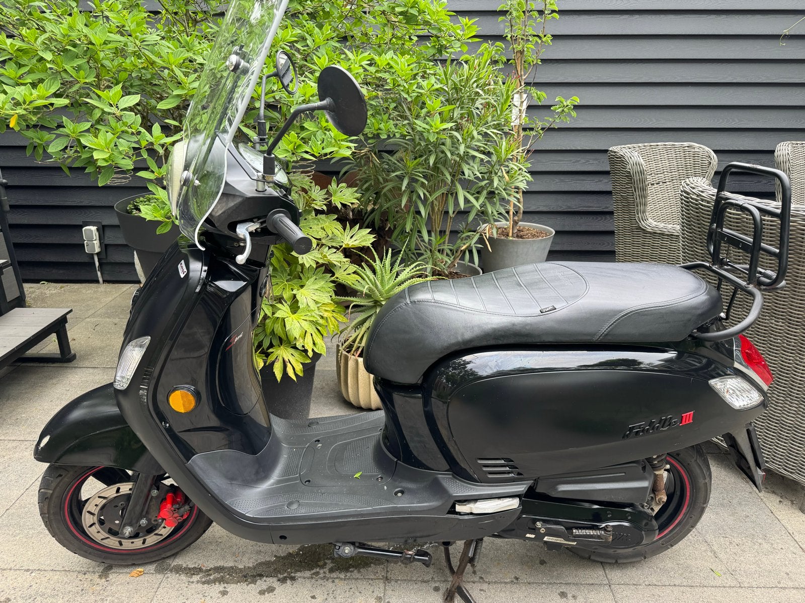 Sym Fiddle 3 uit 2020 - Zwarte scooter, Fietsen en Brommers, Scooters | SYM, Ophalen, Gebruikt, Maximaal 45 km/u, Benzine