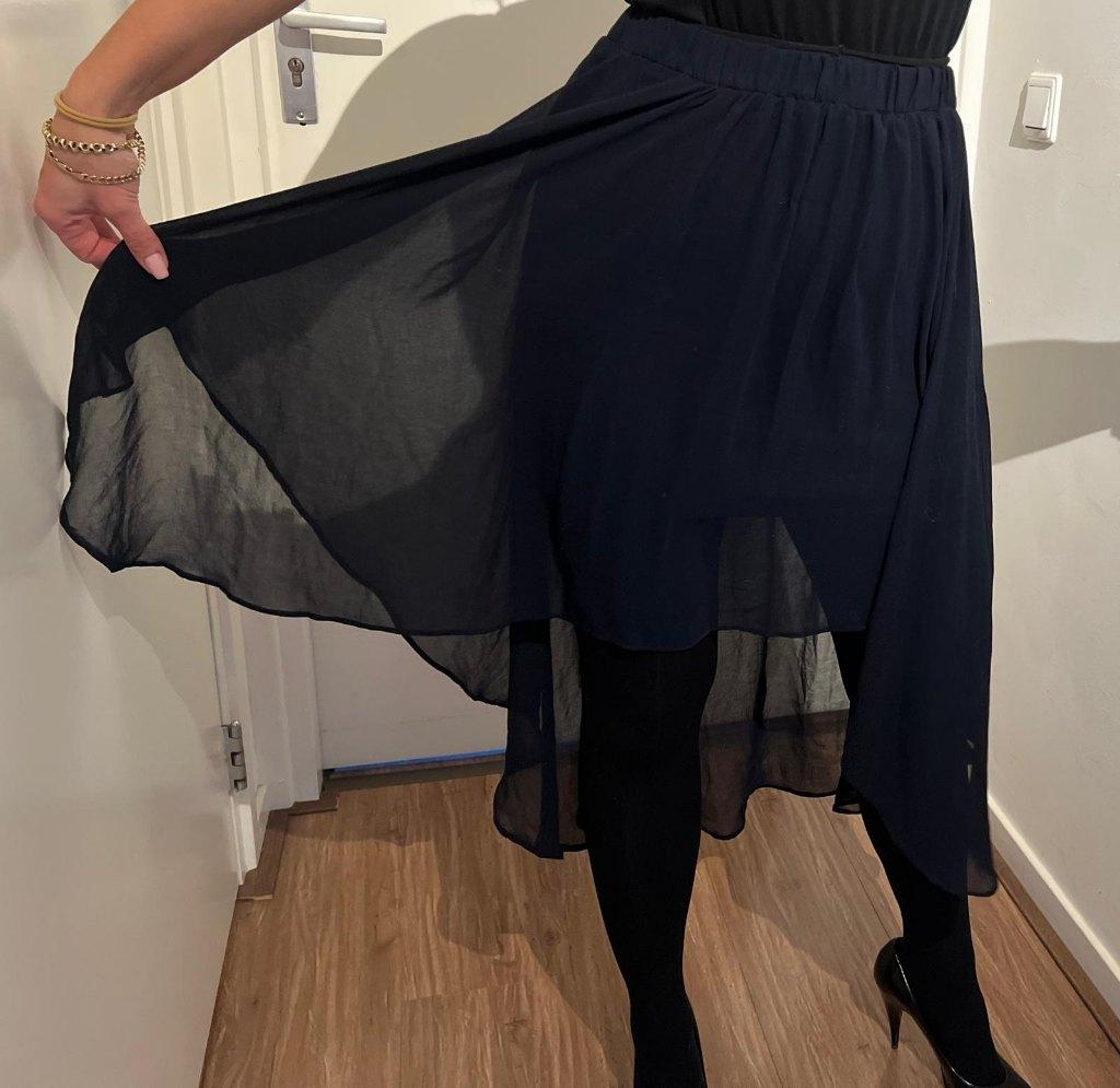 Bershka rokje maat s, Blauw, Maat 36 (S), Gedragen, Boven de knie
