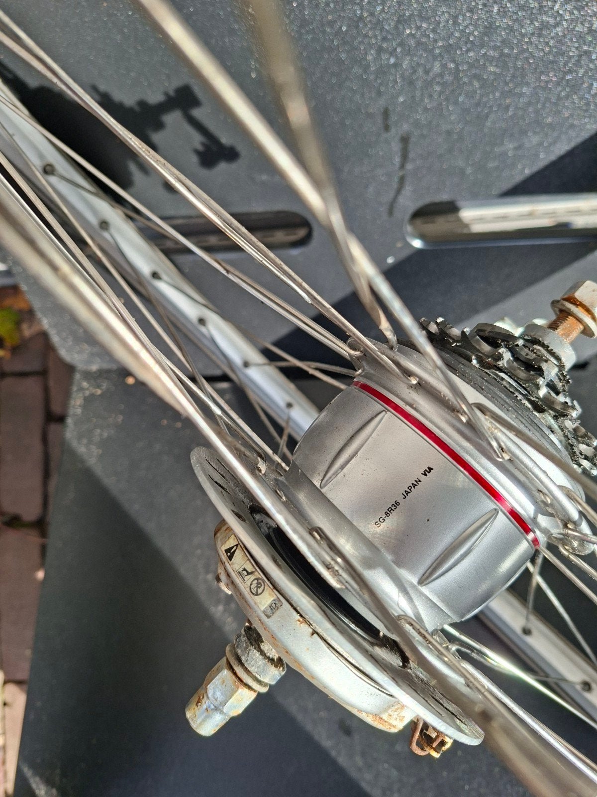 Goedwerkend achterwiel 28 inch 8 Nexus Premium versnellingen, Fietsen en Brommers, Band, Elektrische fiets, Ophalen of Verzenden