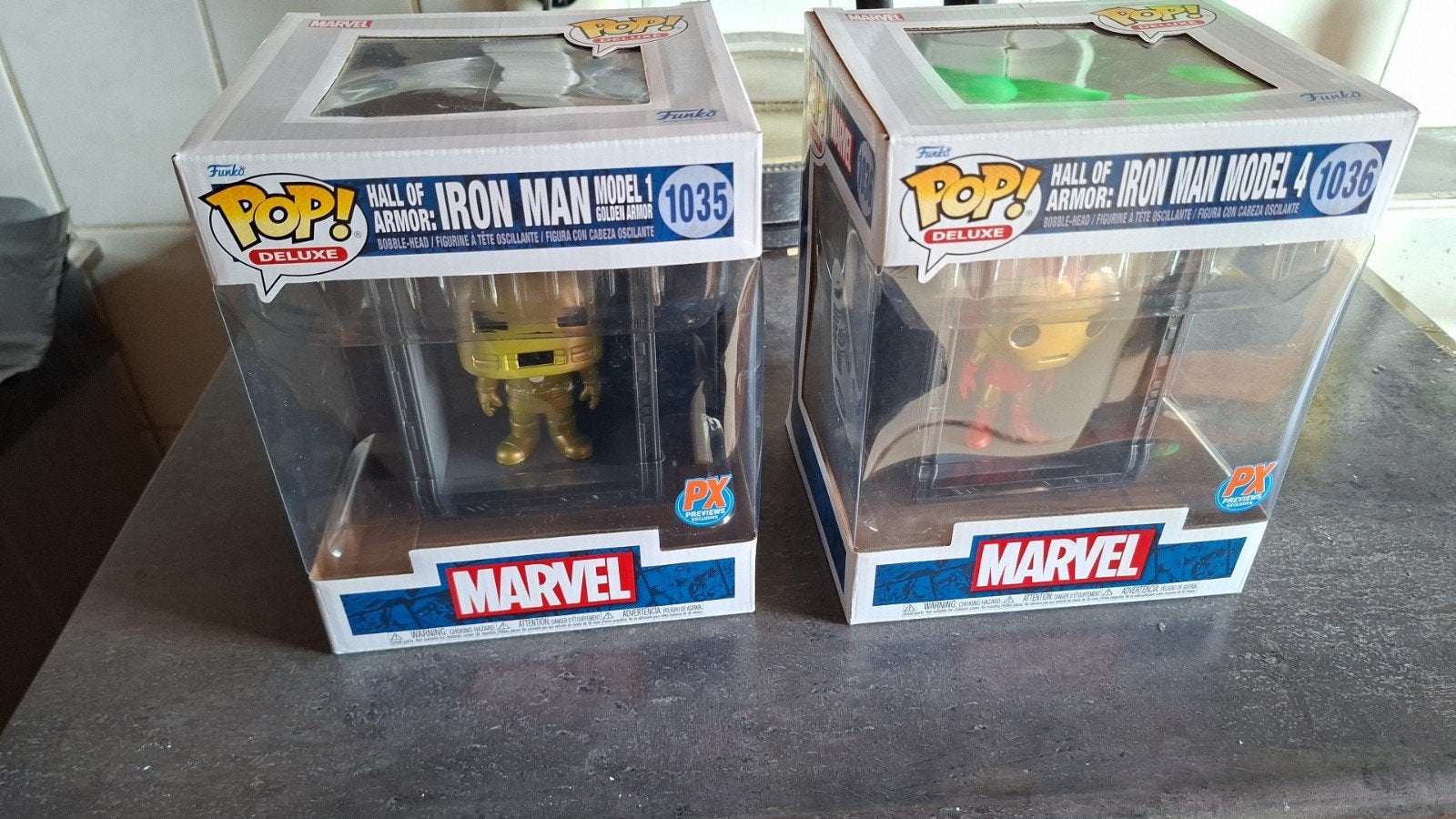 Funko Pop! Deluxe Marvel Iron Man Hall of Armor Set, Ophalen of Verzenden, Nieuw