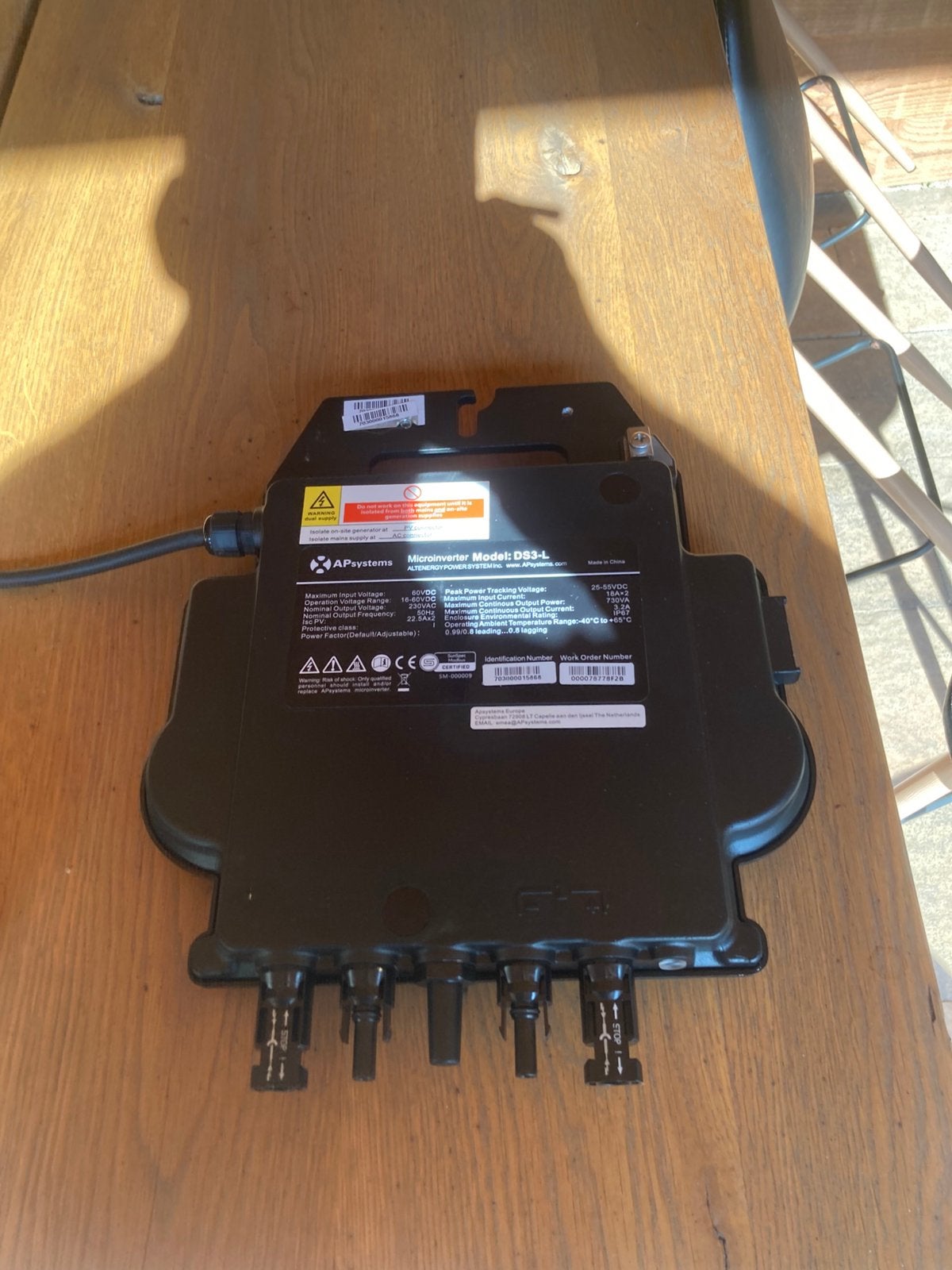 Aps micro omvormer, Doe-het-zelf en Verbouw, Elektra en Kabels, Overige typen, Ophalen of Verzenden