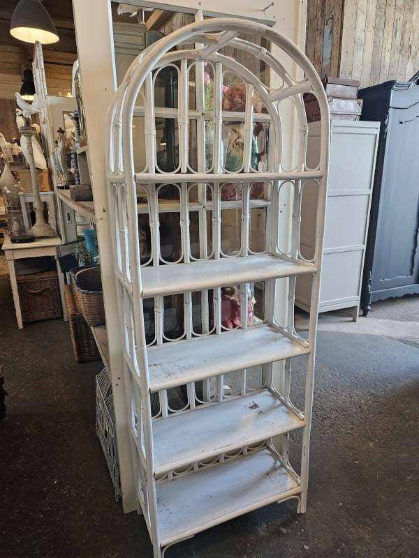 oude bamboe kast ``WOONWINKEL RUSTIEK``, Ophalen, Gebruikt
