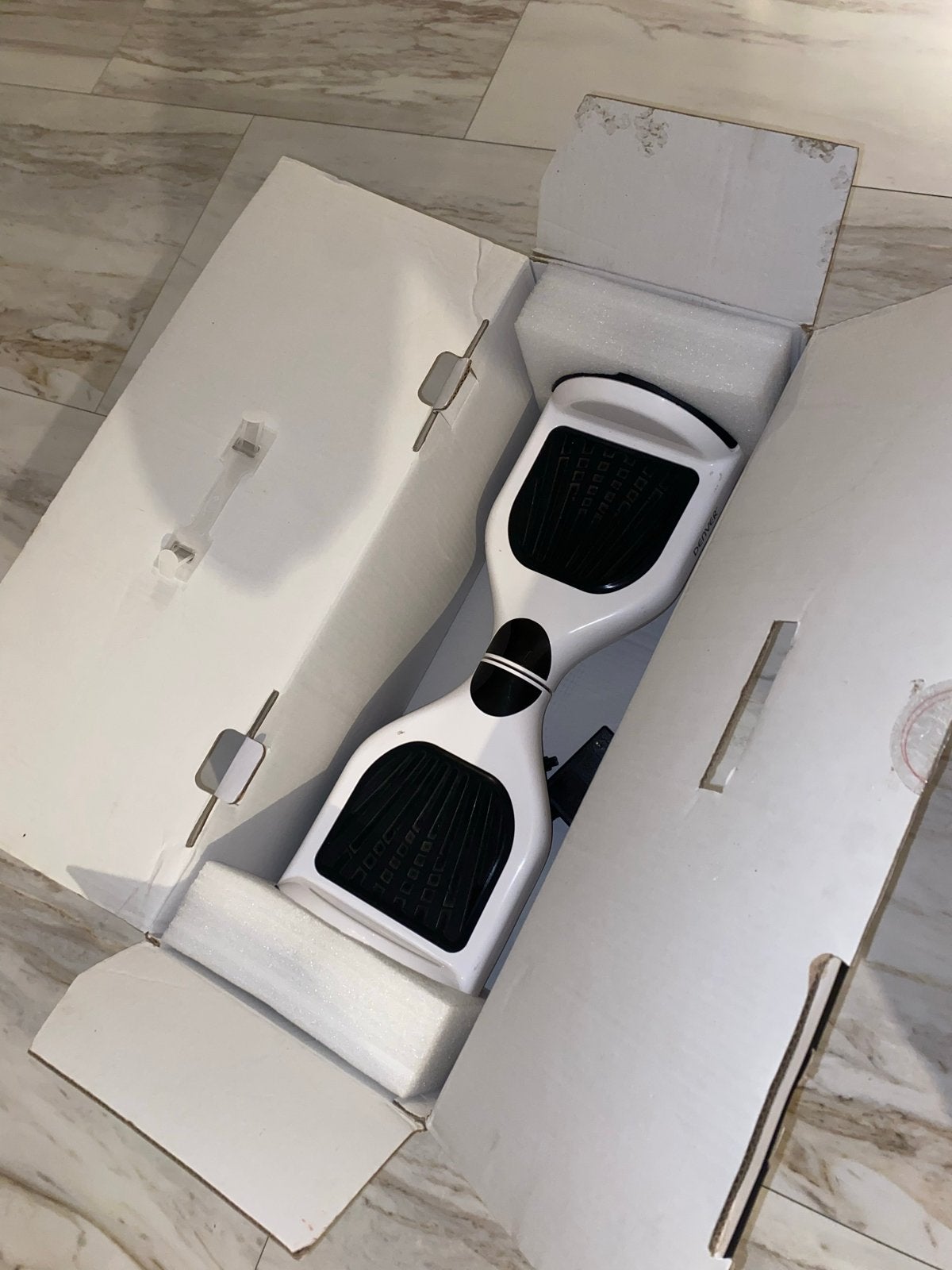 Generiek 6,5 inch Hoverboard wit/zwart - Zo goed als nieuw, Fietsen en Brommers, Steps, Ophalen of Verzenden, Zo goed als nieuw
