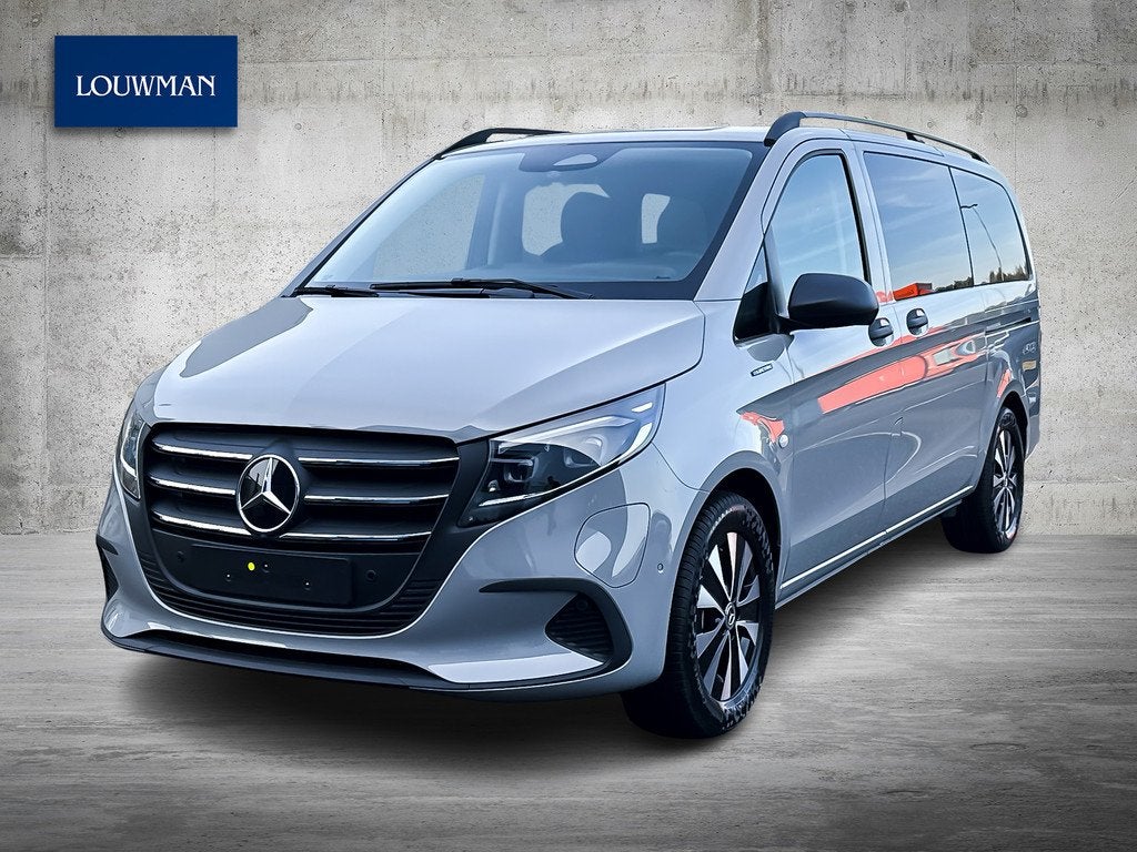 Mercedes-Benz eVito Tourer 129 L2 PRO 6-persoons | Navigatie, Auto's, Bestelauto's, Zilver of Grijs, 2340 kg, BTW verrekenbaar