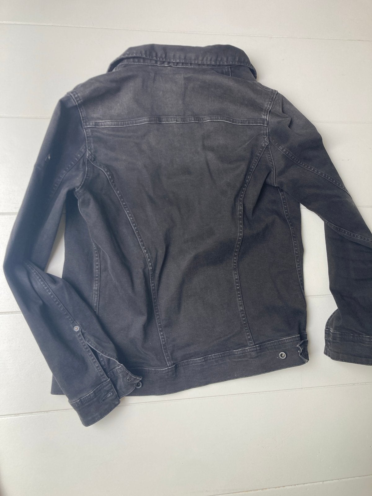 Denham jeans jack antraciet Maat S, Ophalen of Verzenden, Zo goed als nieuw, Grijs