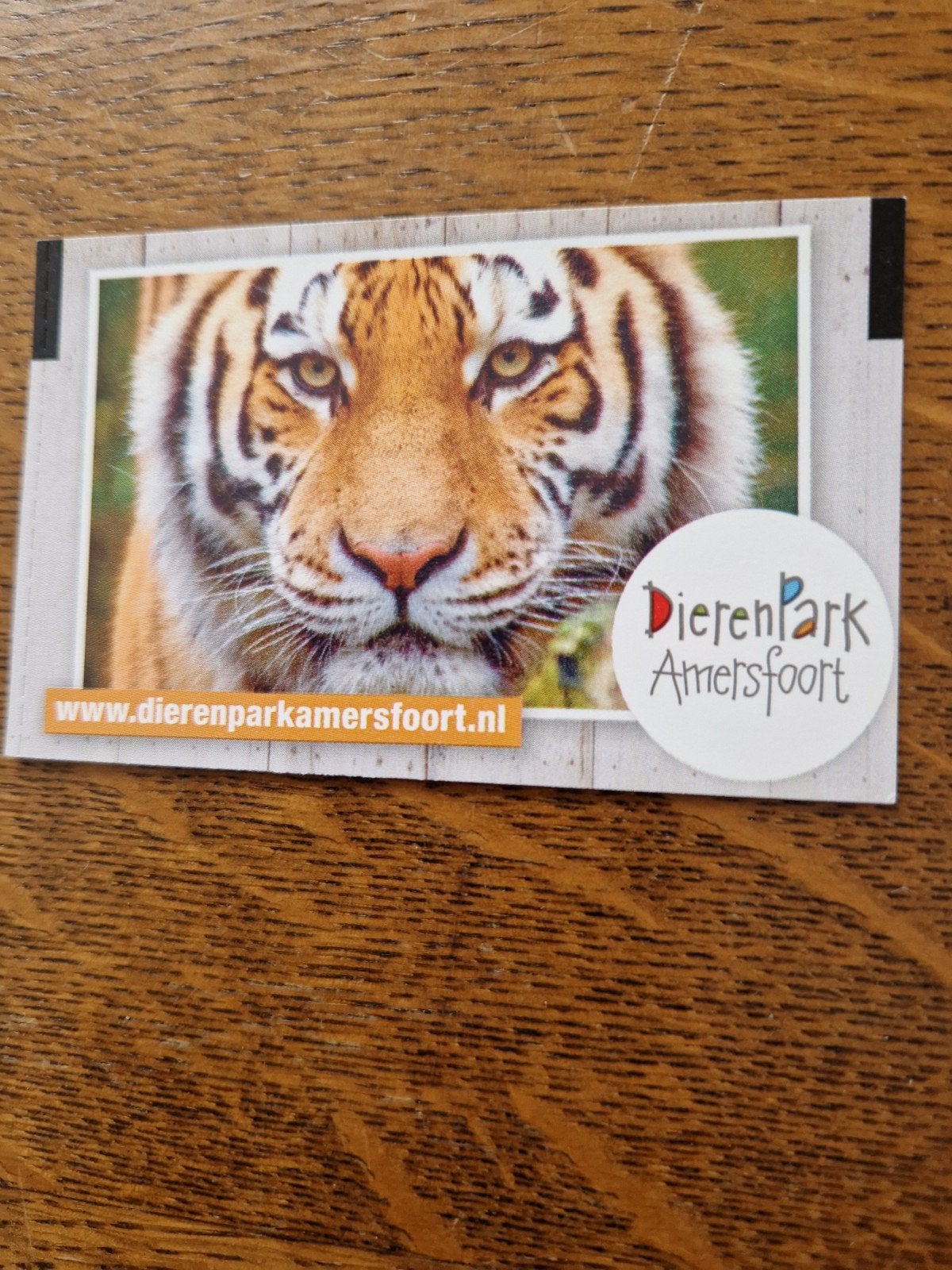 Ticket voor Dierenpark Amersfoort, Eén persoon, Ticket of Toegangskaart