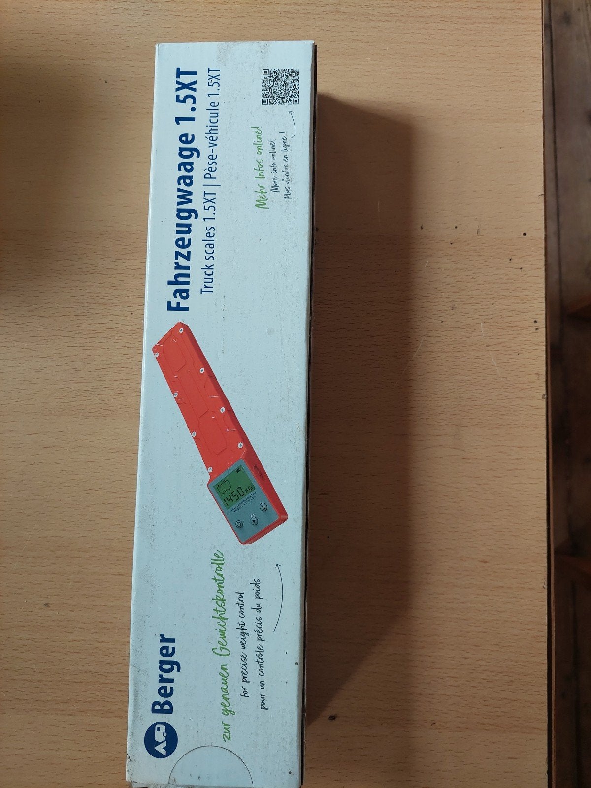 Berger Voertuigweegschaal 1.5XT - Nauwkeurige Gewicht, Ophalen of Verzenden