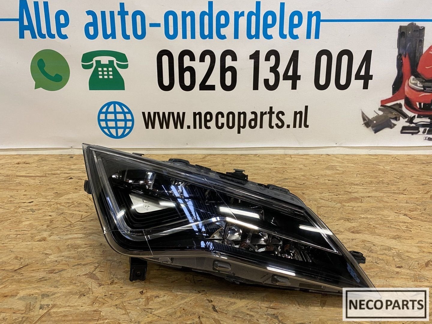 SEAT LEON 5F FACELIFT VOL LED KOPLAMP RECHTS 5F1941008G, Gebruikt, -, -, Ophalen of Verzenden