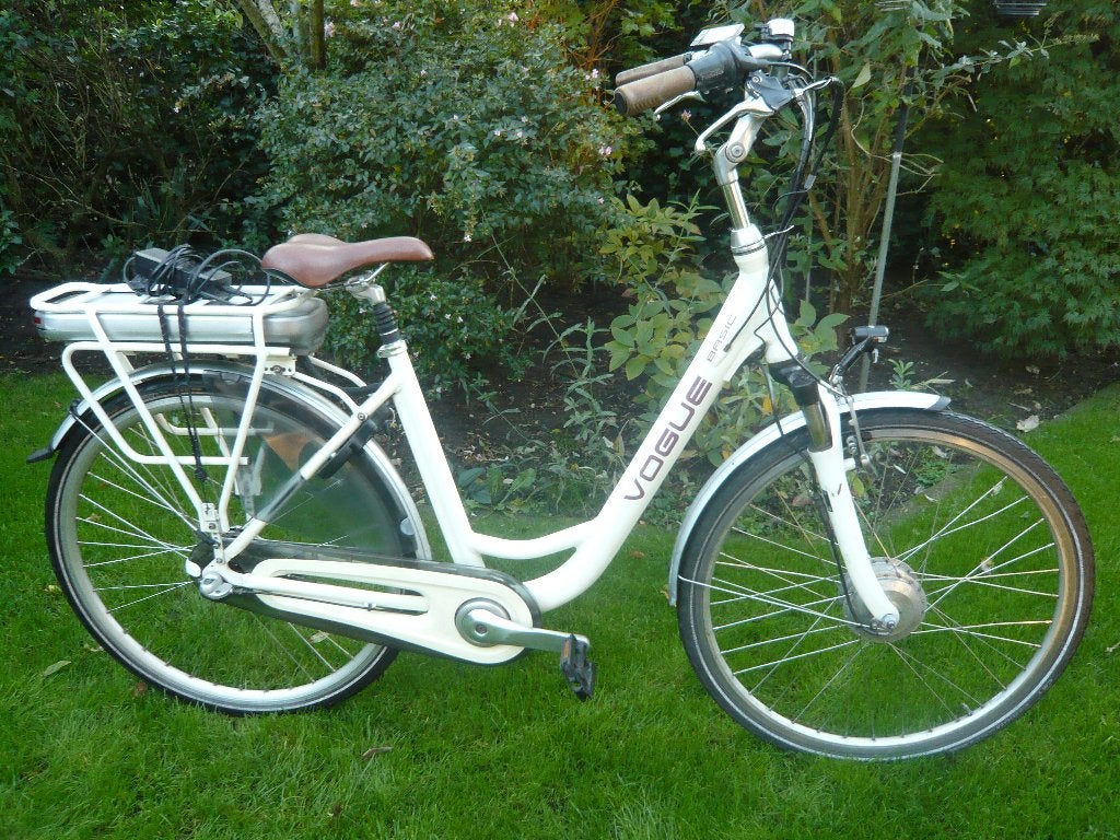Mooie VOGUE E BIKE 28" 50cm 5ondersteuningst + Parkeerstand, Gebruikt, Versnellingen, 50 tot 53 cm, Trommelrem