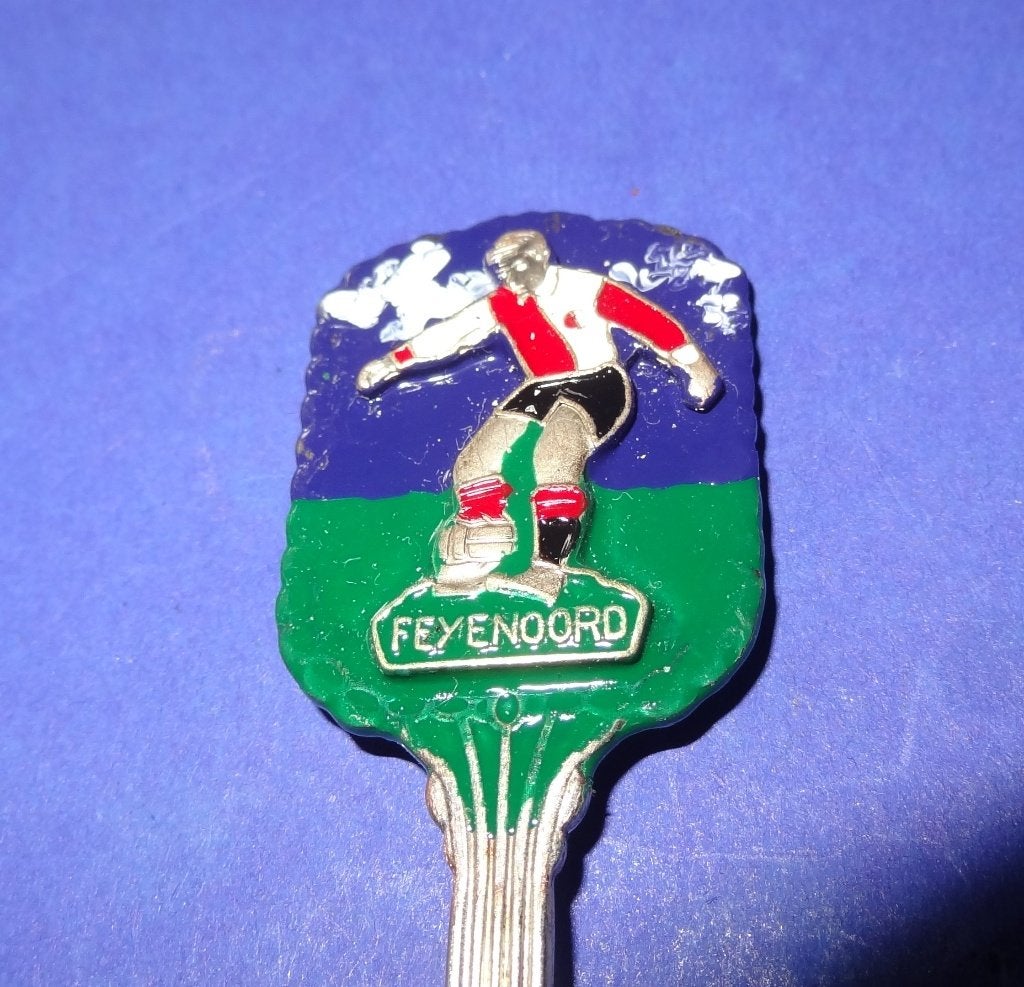 Feyenoord Voetbal Speler Thee Lepel No 453, Verzamelen, Sportartikelen en Voetbal, Verzenden, Gebruikt, Feyenoord, Overige typen