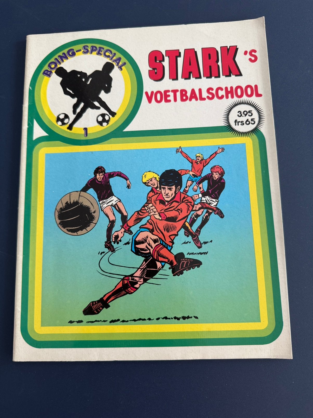 stripboek Boing-special 1 - Stark's voetbalschool 1983, Europa, Ophalen of Verzenden, Gelezen, Eén comic