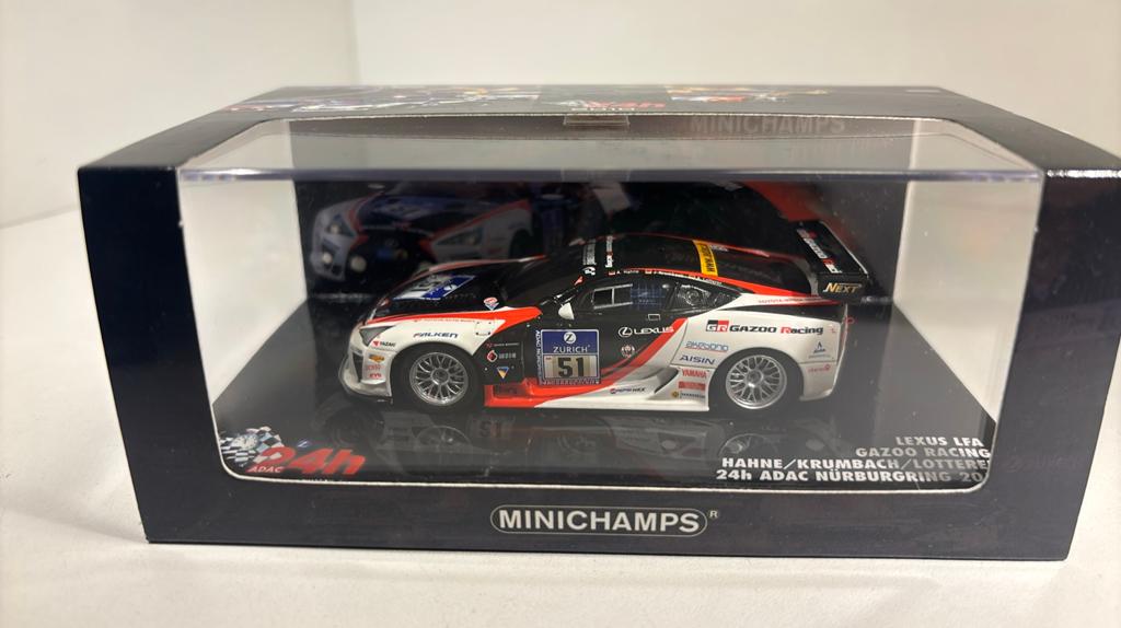 Lexus lfa 24h Nurburgring 2010 minichamps 1.43, Auto, Ophalen of Verzenden, MiniChamps, A