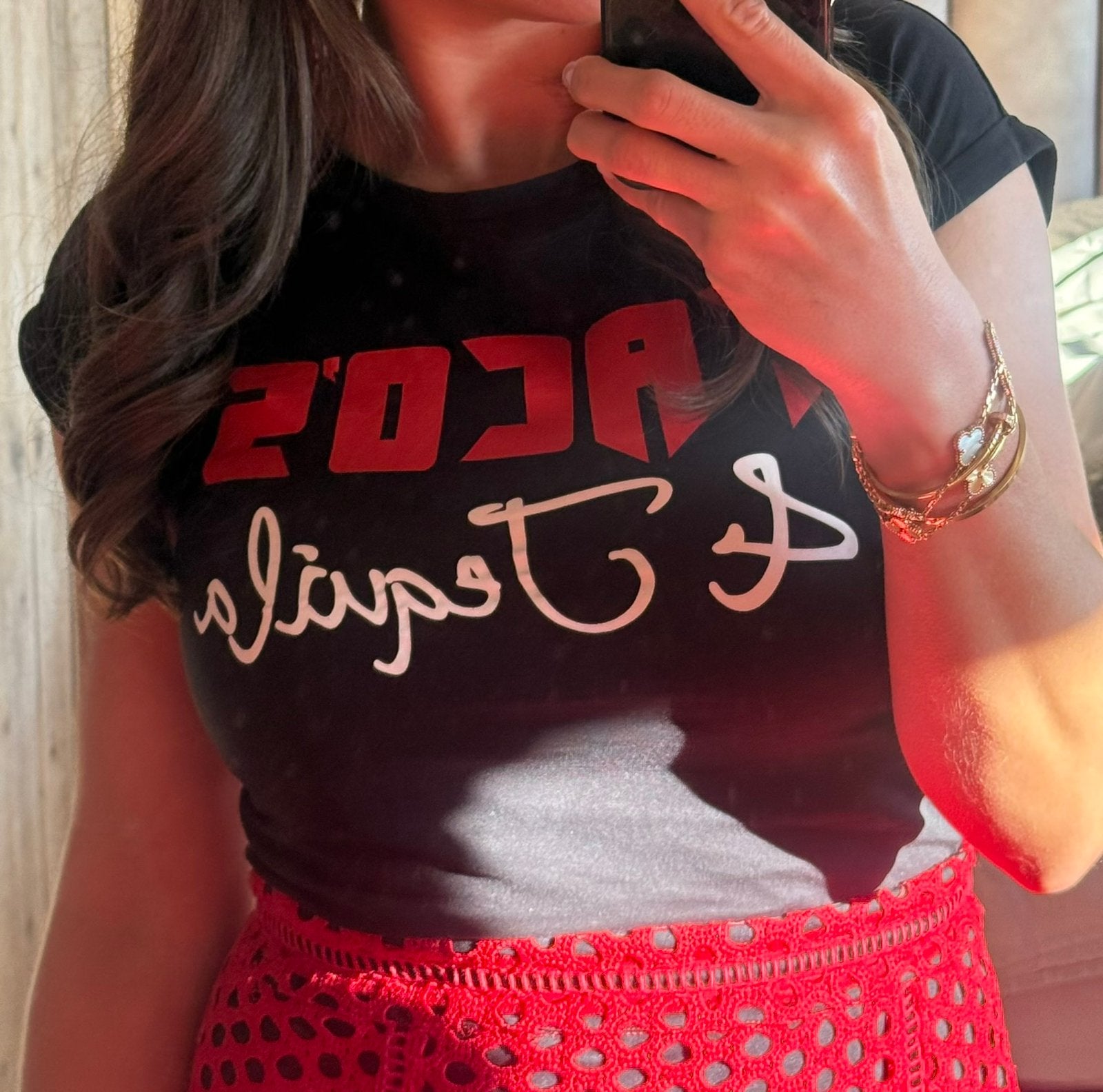 Zwart t-shirt van Nikkie in maat 34 met Taco’s & Tequila, Zwart, Ophalen of Verzenden, Zo goed als nieuw, Korte mouw