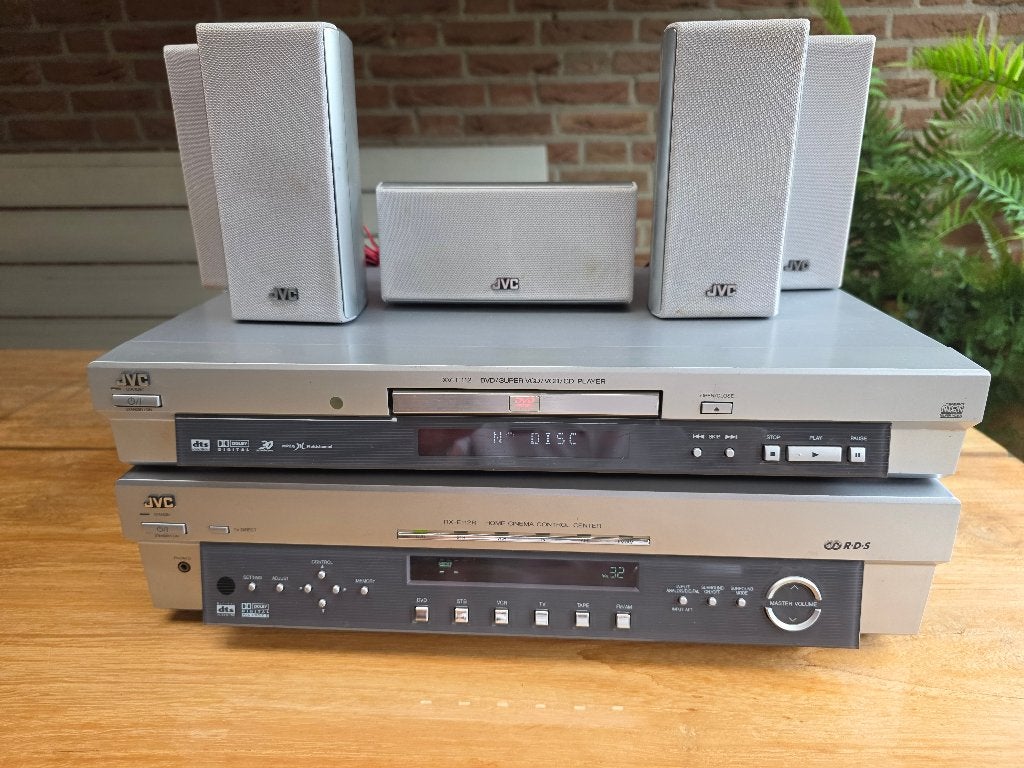 JVC Home Cinema 5.1 set (RX-E112RSL/XV-E112SL), Ophalen, Gebruikt, JVC, 70 watt of meer