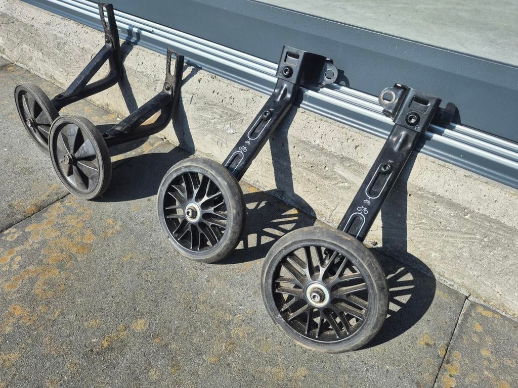 2 sets steunwielen voor 14 en 20 inch kinderfietsen, Ophalen of Verzenden, Gebruikt, Overige typen