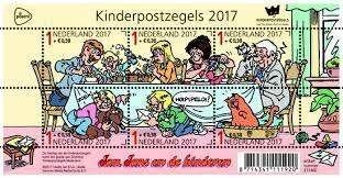 Kinderpostzegels 2017 , Compleet velletje. (ongestempeld), Postzegels en Munten, Ophalen of Verzenden, Na 1940, Postfris