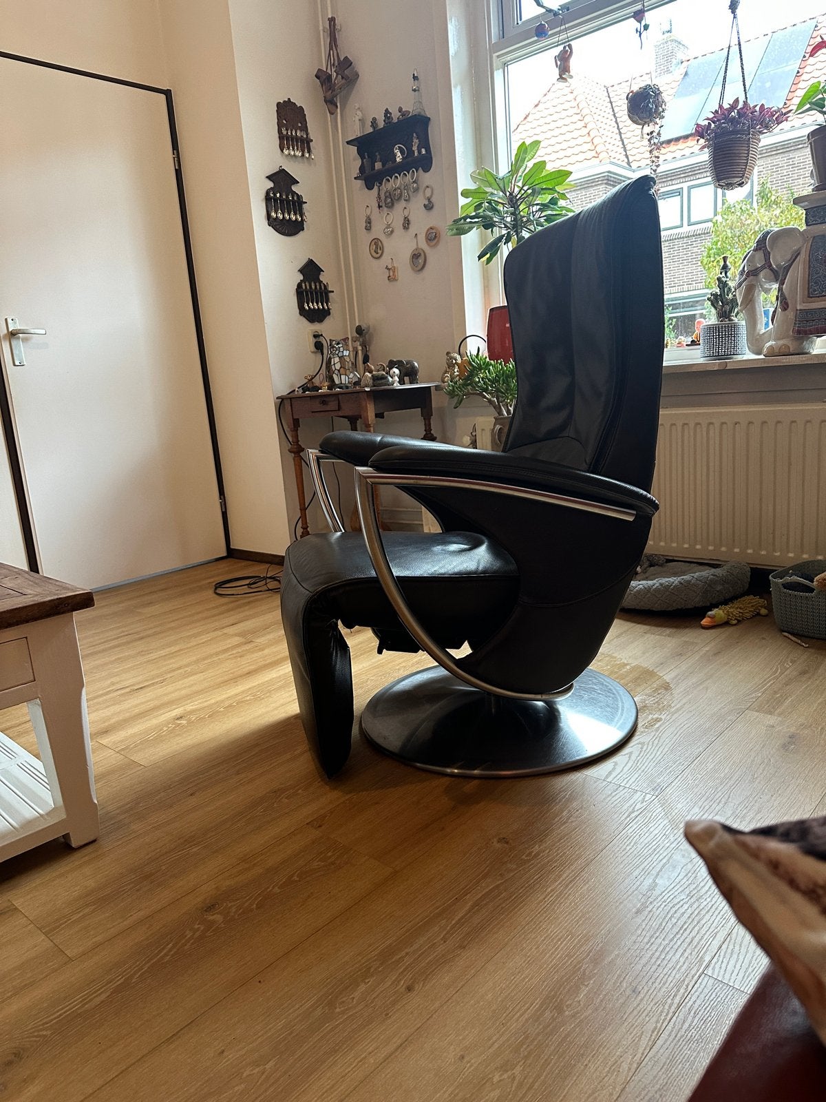 Sitting Vision Relaxfauteuil’s - groen & bruin Leer, Ophalen, Gebruikt, Twee, Overige kleuren