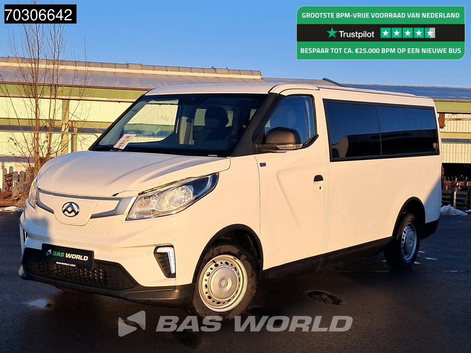 Maxus eDeliver 3 Elektrische Personenvervoer 7-Persoons 269k, Auto's, Bestelauto's, Automaat, Stof, Gebruikt, 1770 kg