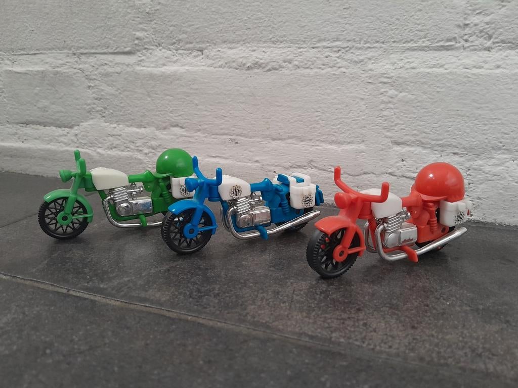 Playmobil motor tas helm ~ 3 motoren, Ophalen of Verzenden, Zo goed als nieuw