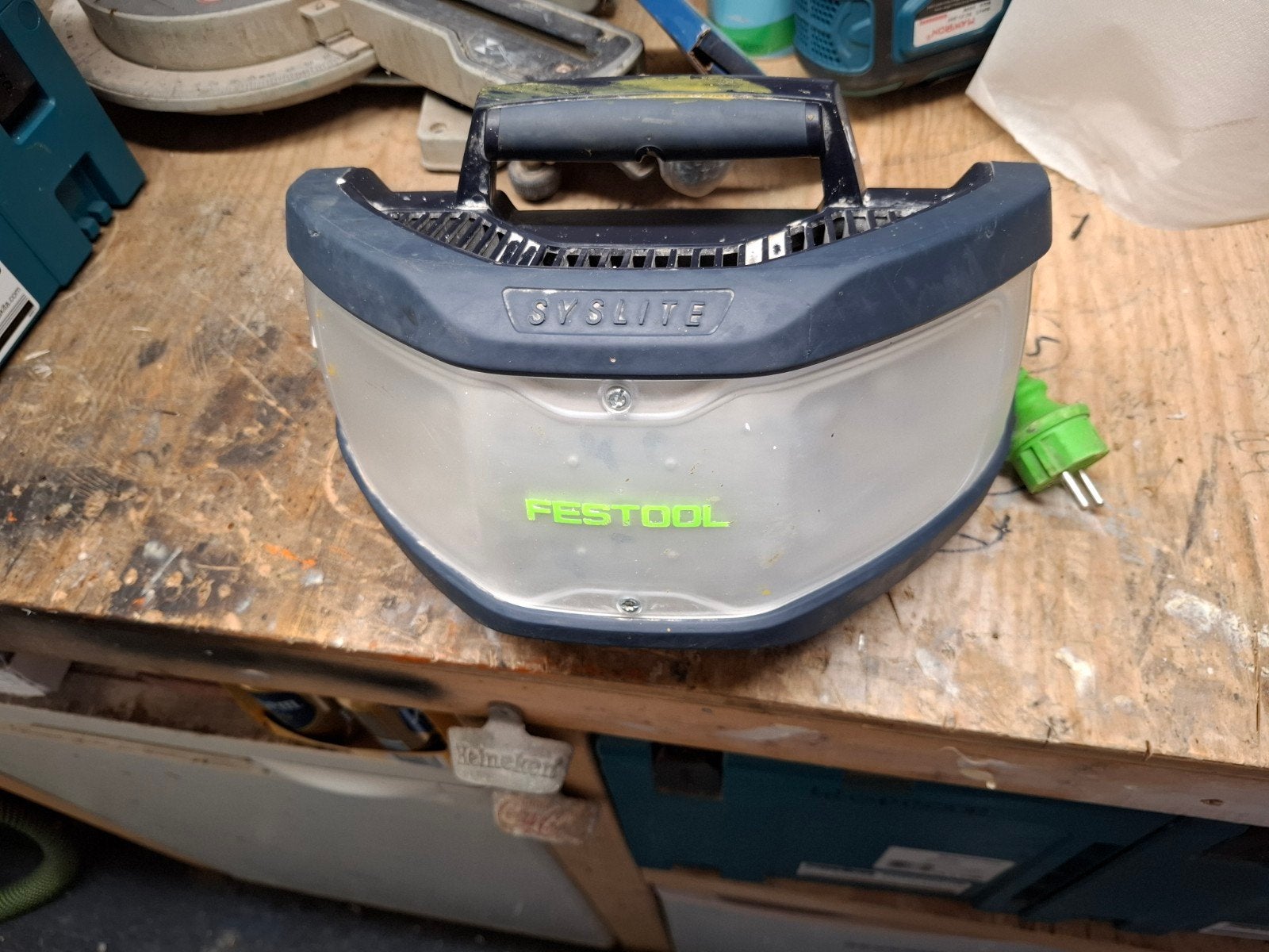 Festool SYSLITE DUO werklamp, Doe-het-zelf en Verbouw, Bouwverlichting, Ophalen of Verzenden, Gebruikt, 50 tot 200 watt, Lamp
