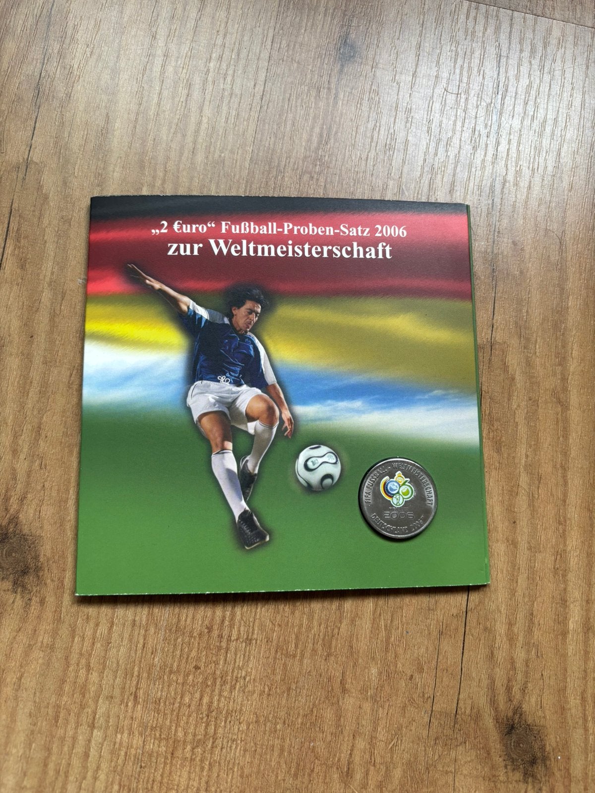 Munten mbt wk voetbal in duitsland 2006, Ophalen of Verzenden, Duitsland, 2 euro, Setje
