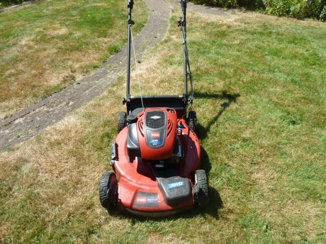 Toro Benzine Grasmaaier 675 AWD aandrijving 55 cm, Ophalen, Gebruikt, 50 cm of meer, Opvangbak
