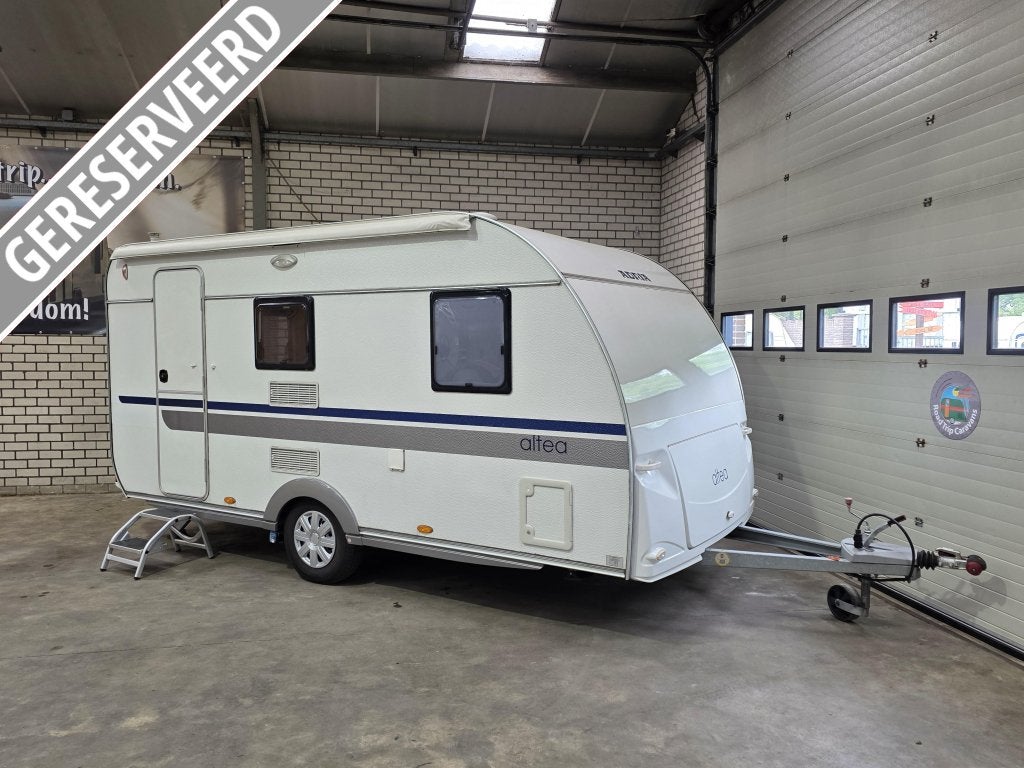 Adria Altea 432 PX / Frans bed / Mover / Voortent, Caravans en Kamperen, Caravans, Bedrijf, Treinzit, 750 - 1000 kg, Schokbreker