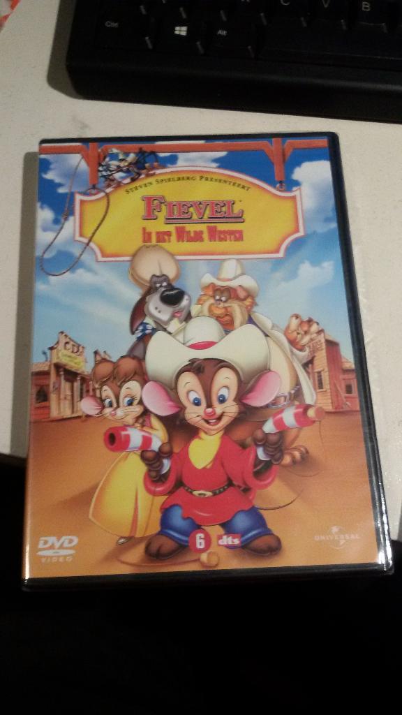 dvd Fievel in het Wilde Westen (Z149-112) NIEUW, Alle leeftijden, Ophalen of Verzenden, Nieuw in verpakking, Europees