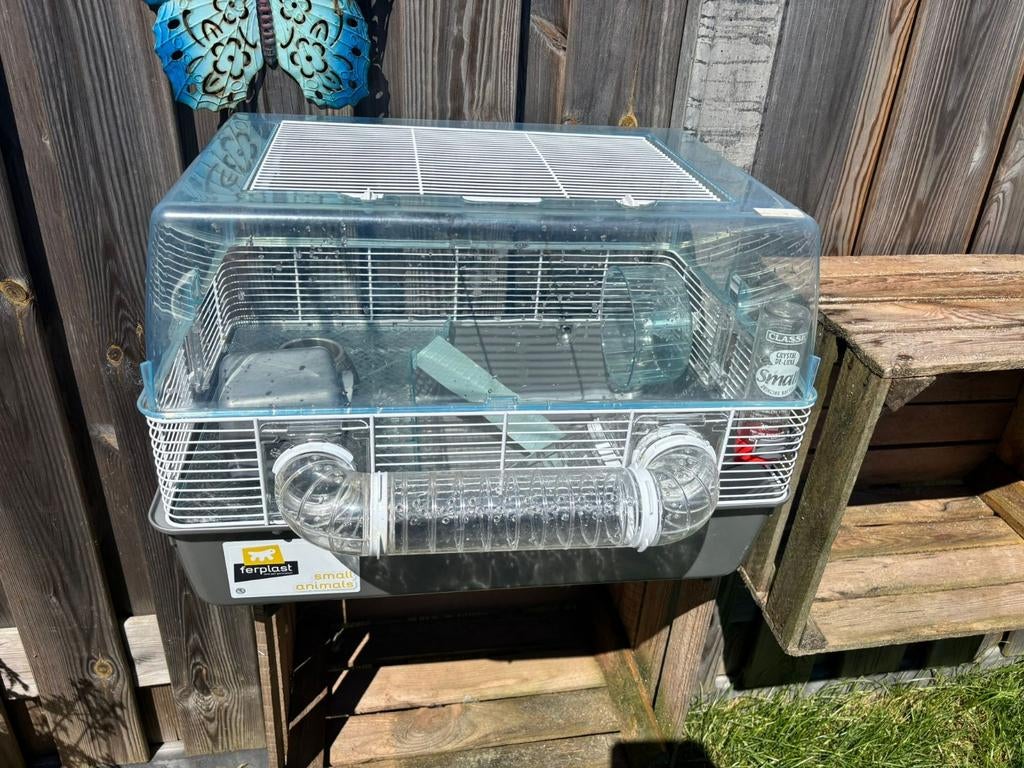 Zgan ferplast kooi, Dieren en Toebehoren, Knaagdieren en Konijnen | Hokken en Kooien, Ophalen of Verzenden, Zo goed als nieuw