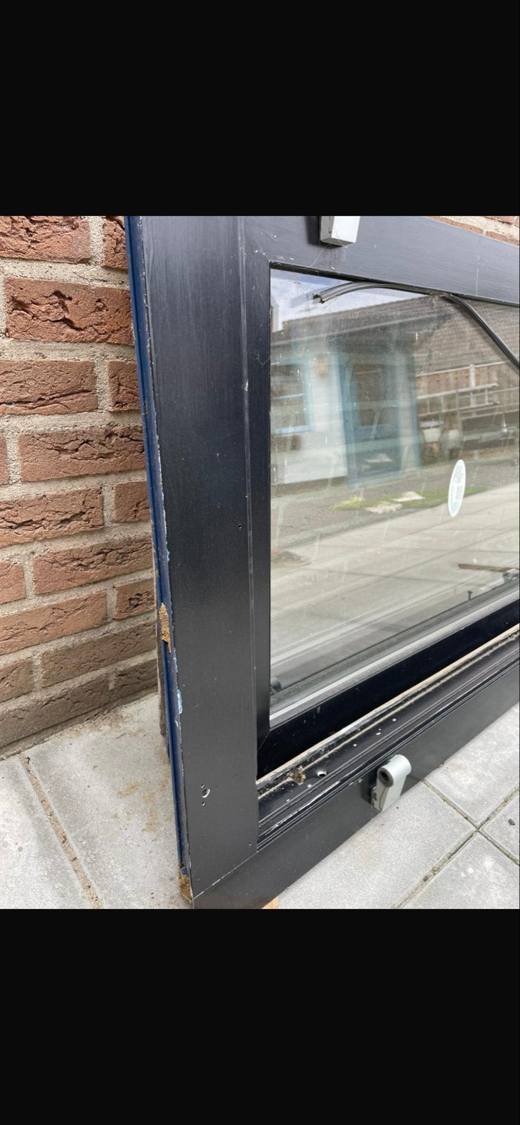Aluminium kozijn tuindeuren - Gebruikt, Doe-het-zelf en Verbouw, Ophalen, Gebruikt, Deurkozijn, Aluminium
