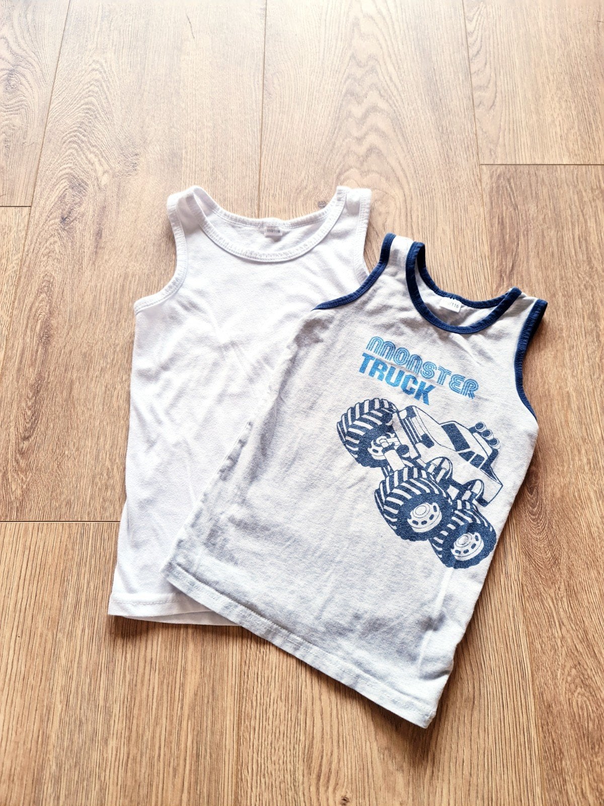 Set van 2 hemdjes 110/116, Kinderen en Baby's, Kinderkleding | Maat 110, Ophalen of Verzenden, Zo goed als nieuw, Jongen, Overige typen