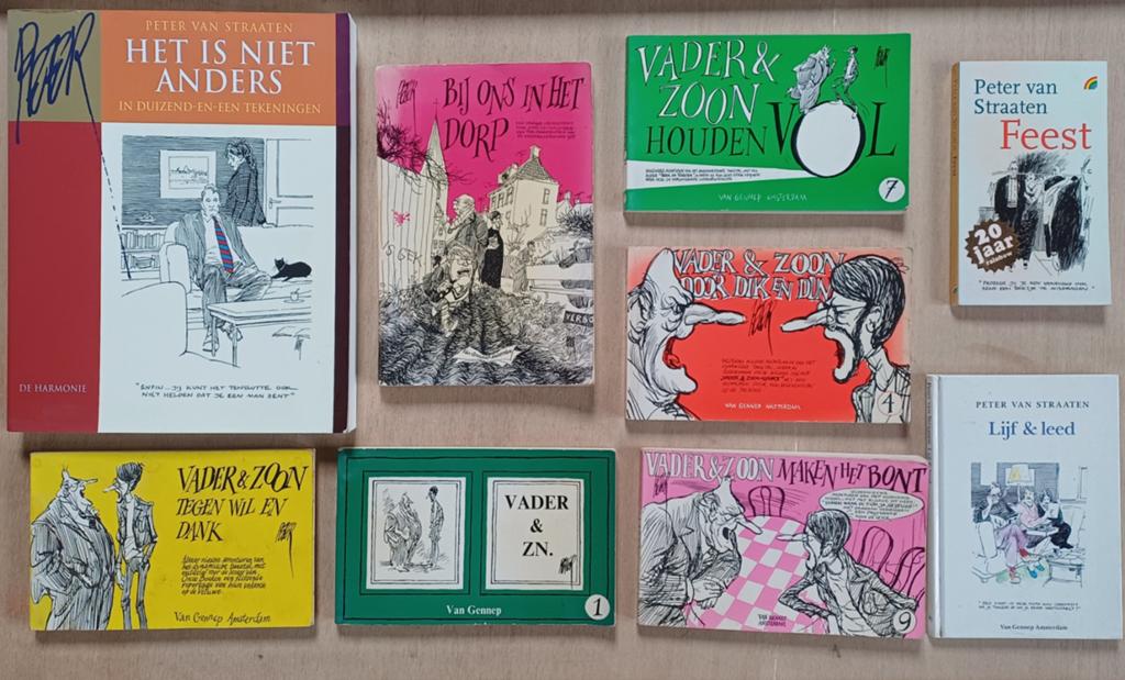9 Boeken Peter van Straaten voor € 10, Boeken, Humor, Ophalen, Gelezen