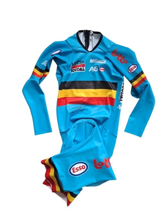Wielershirt Team Belgium Lotto Soudal 2015, Fietsen en Brommers, Fietsaccessoires | Fietskleding, Gebruikt, Bovenkleding, Heren