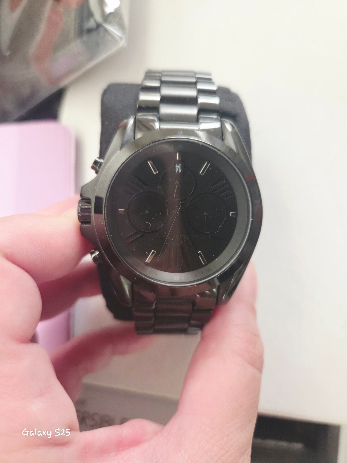 Michael Kors MK5550 Horloge - Volledig Zwart, Overige merken, Staal, Staal, Polshorloge
