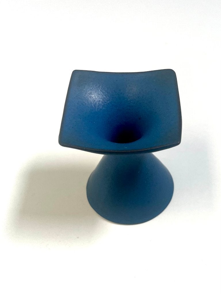 Blauw Bouquetvaasje Cor Unum, Antiek en Kunst, Ophalen of Verzenden