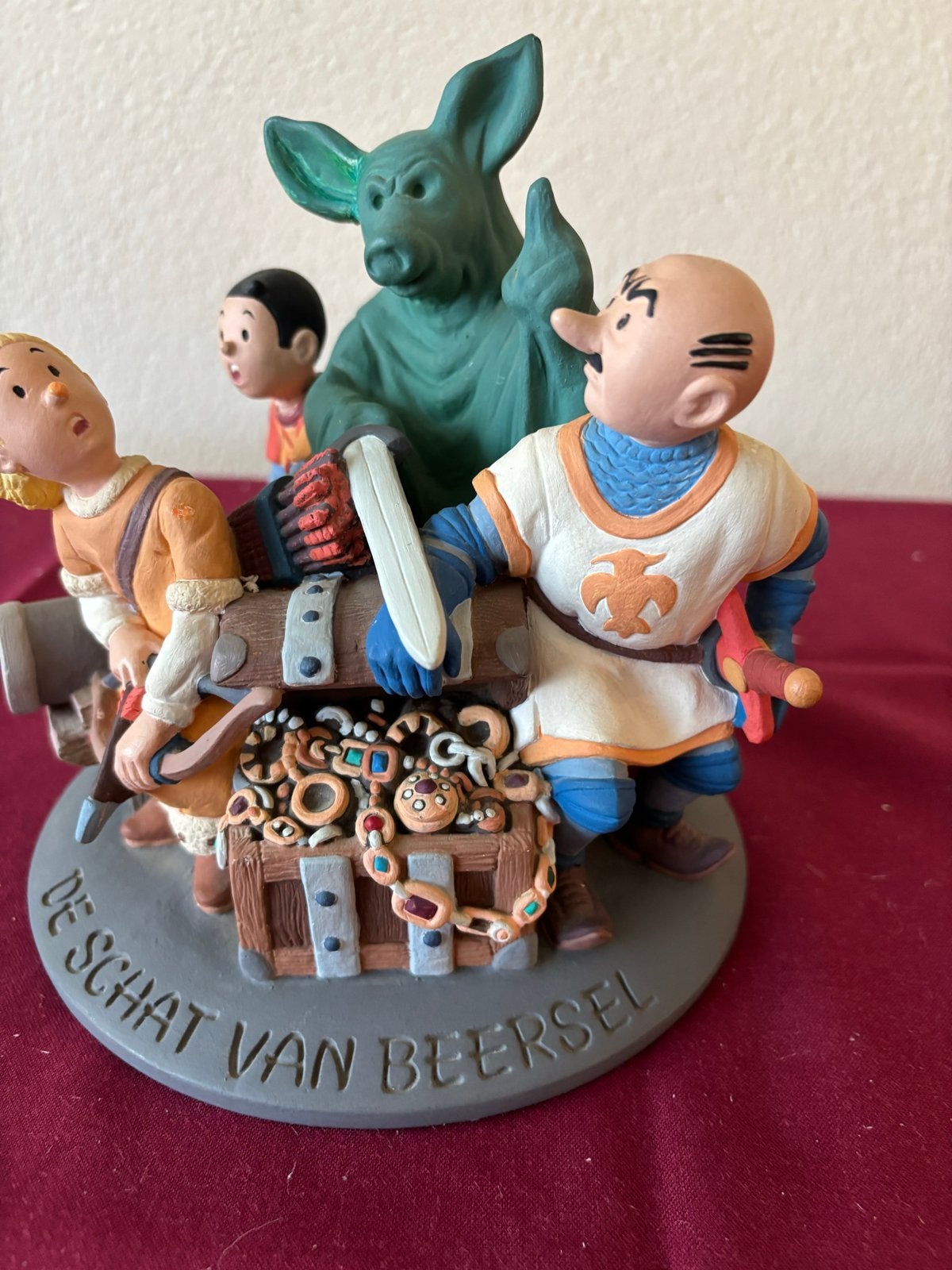 Suske en Wiske beeldje: De Schat van Beersel, Verzamelen, Poppetjes en Figuurtjes, Ophalen, Zo goed als nieuw