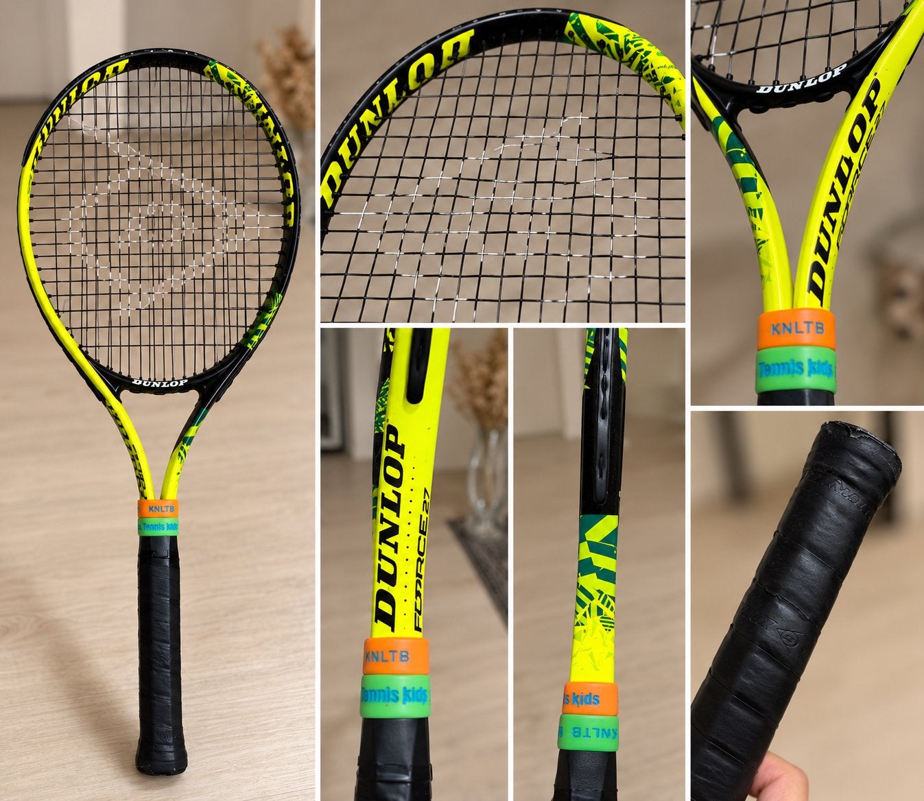 Foto 6 van Complete tennis set: 3 rackets, ballen en tas