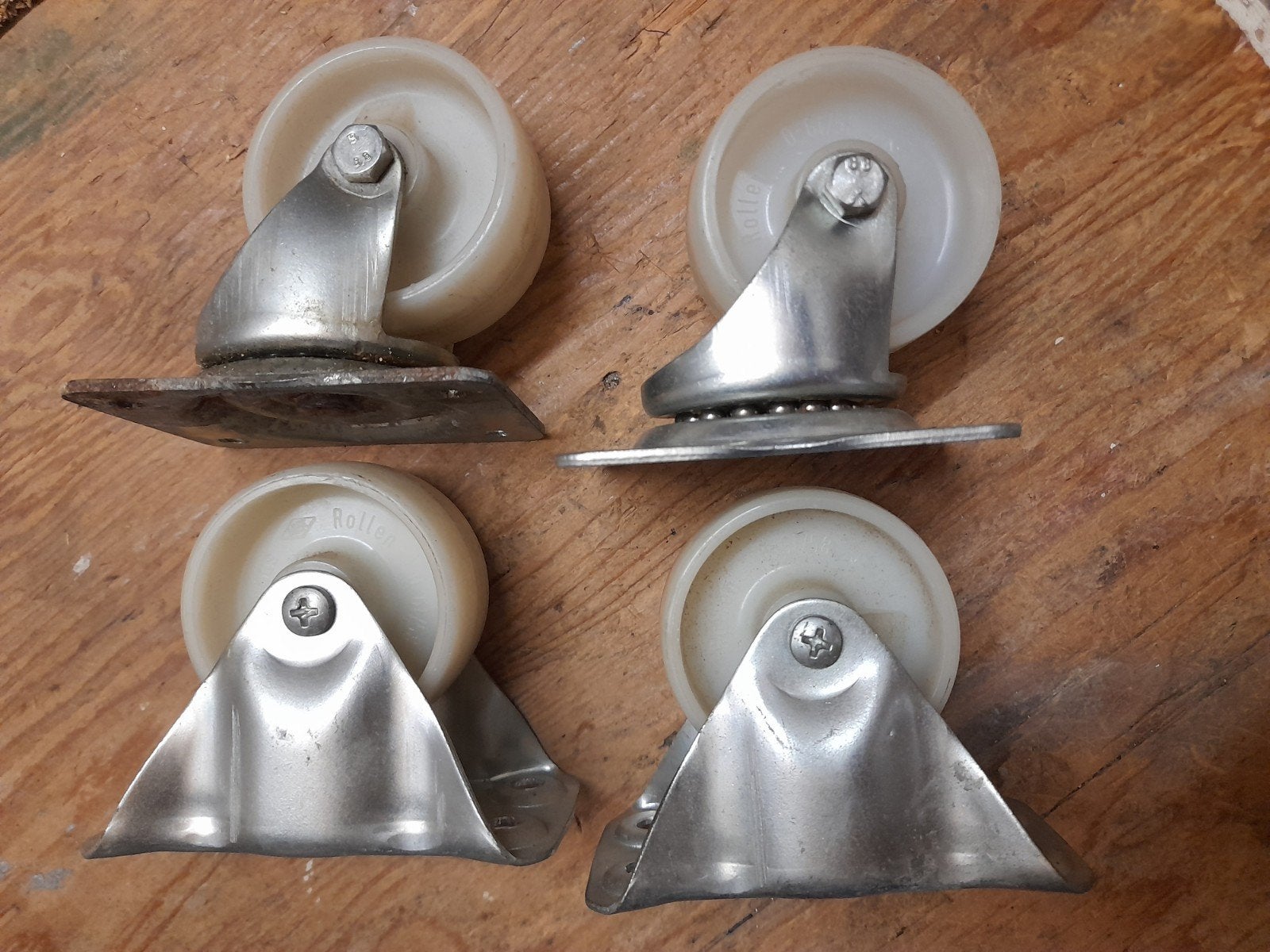 zwenk en bokwielen, Ophalen