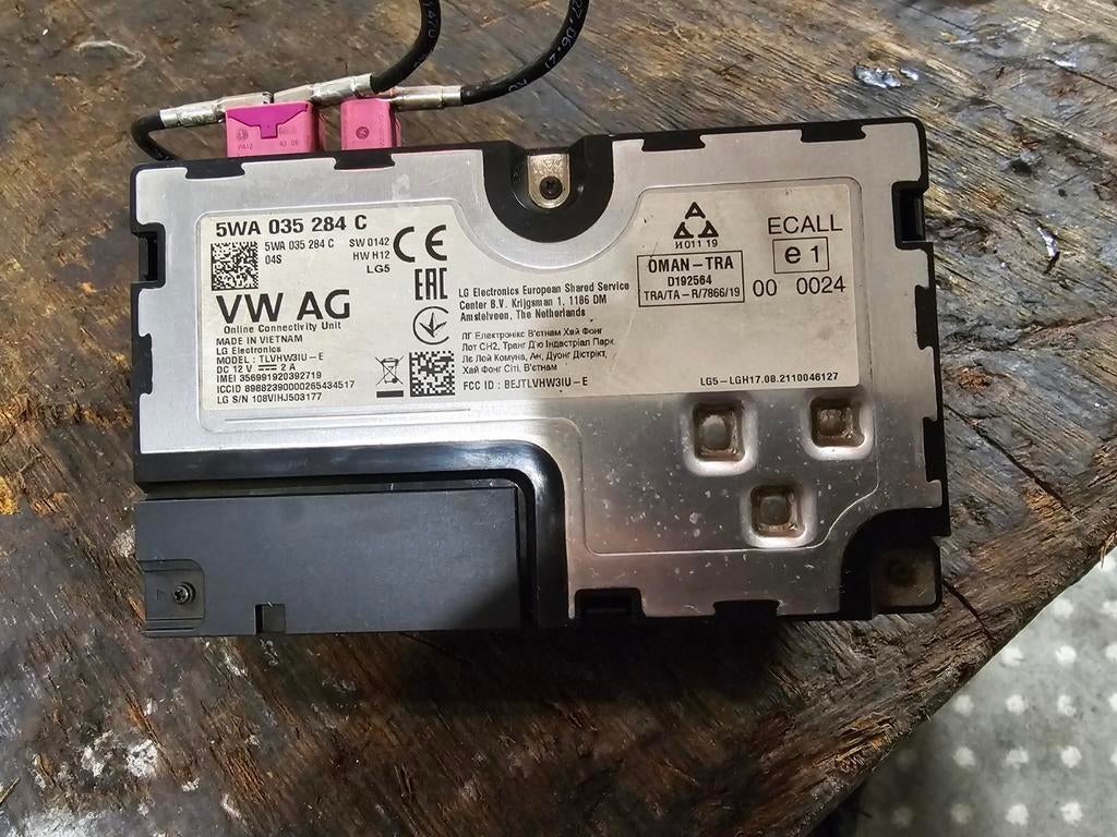 Regel unit vw golf 8 gti clubsport 5WA035284c, Ophalen of Verzenden, Gebruikt, Audi