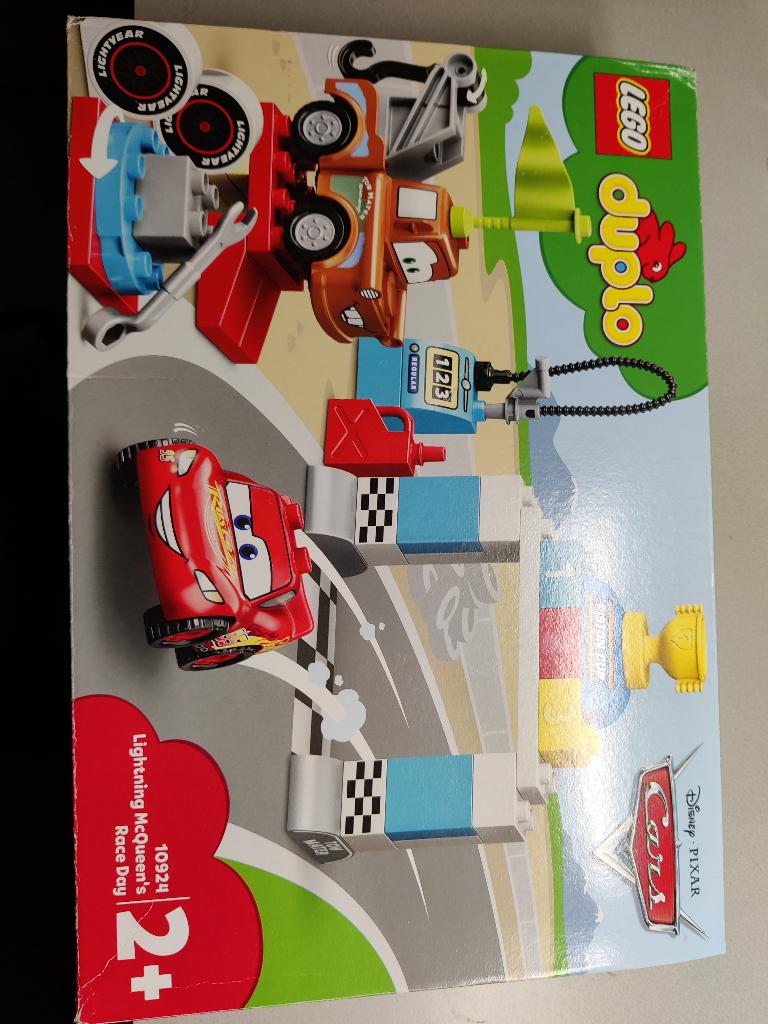 Lege Lego doos Lego Duplo Carrs nr 10924, Verzenden, Zo goed als nieuw, Duplo