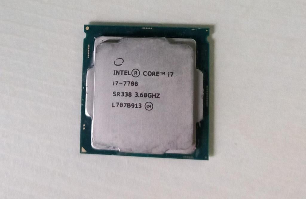 Intel I7-7700 CPU, Computers en Software, Processors, LGA 1151, Gebruikt, Intel Core i7, 3 tot 4 Ghz