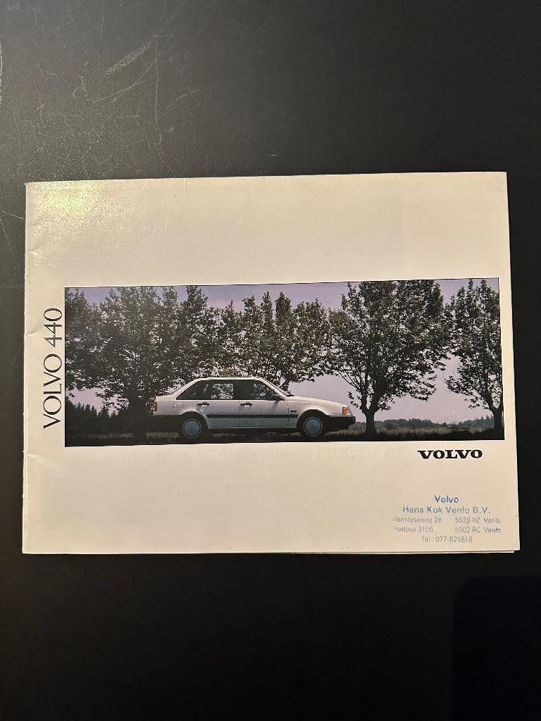 Brochure Folder Volvo 440 Hans Kok Venlo, Ophalen of Verzenden, Zo goed als nieuw, Volvo