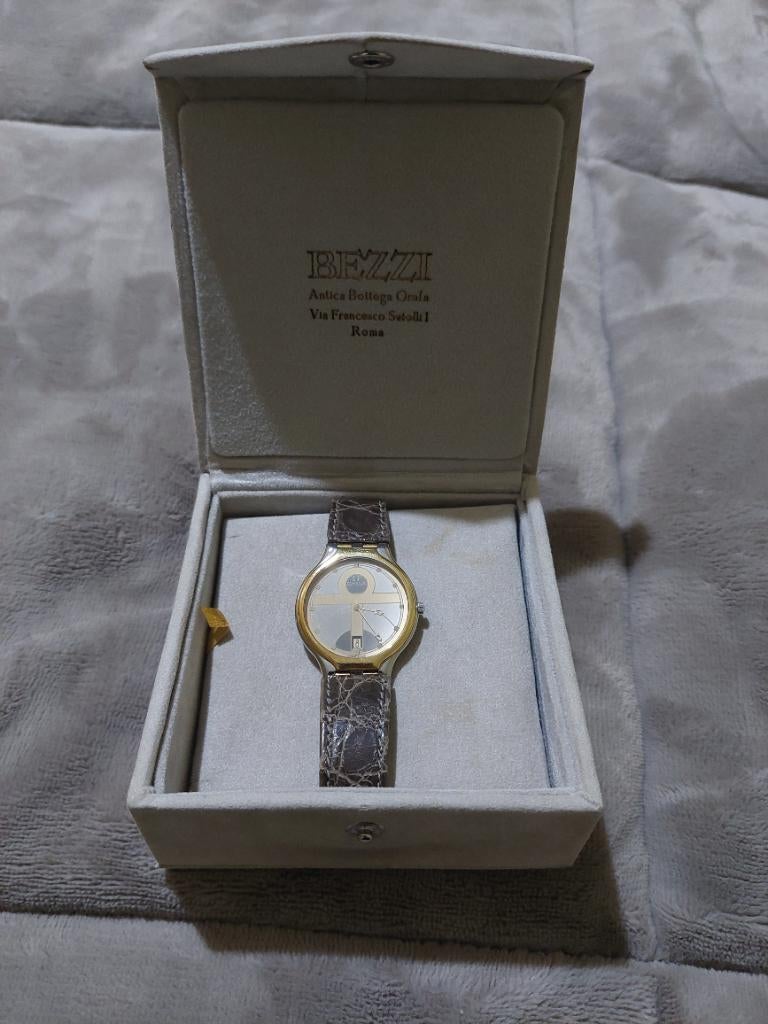 Vintage omega de ville symbol horloge, Sieraden, Tassen en Uiterlijk, Horloges | Antiek, Ophalen, Staal, Polshorloge, 1960 of later