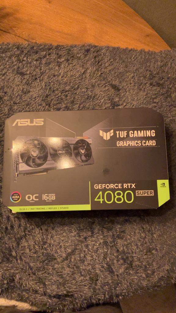 NVIDIA GeForce RTX 4080 SUPER TUF videokaart, Computers en Software, Videokaarten, Zo goed als nieuw, Nvidia, PCI-Express 4.0
