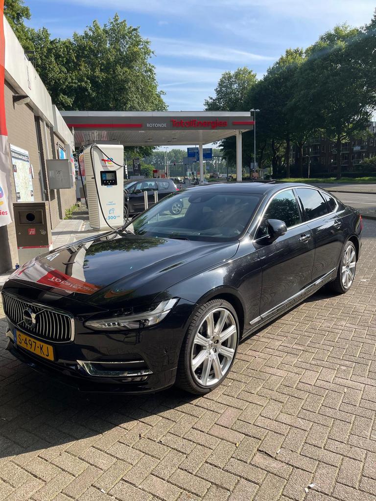 Volvo S90 T5 254pk Geartronic 2016 Zwart, 15 km/l, 1800 kg, 1969 cc, Zwart